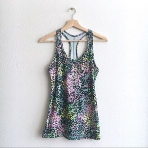 Nike Dri Fit Tank Racerback Speckled Green